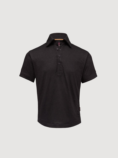 Madeira French Linen Short Sleeve Polo